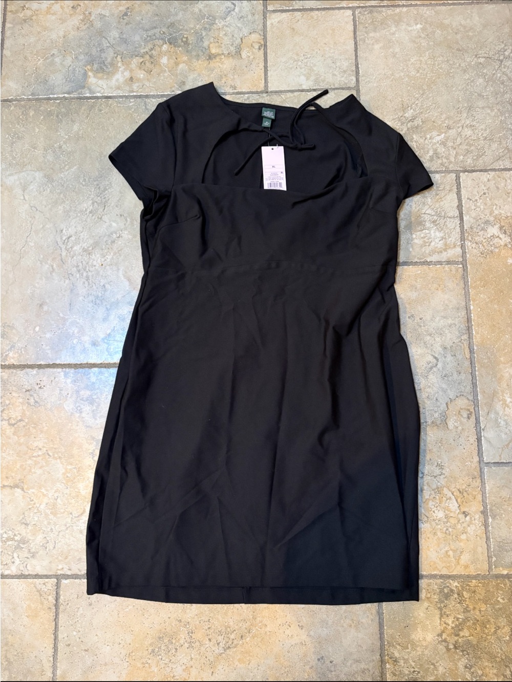 Black Short Sleeve Dress